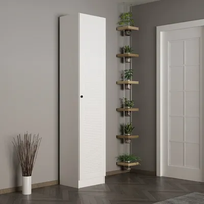 Obrázek produktu pro Skye Decor, Noah - 8456, Předsíňový stolek, Weiß, 100% MELAMINBESCHICHTETE SPANPLATTEN, 45 x 35 x 210 cm