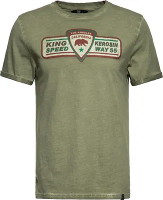 Produktbild von KING KEROSIN T-Shirt Speedway 1955 Olivgrün S