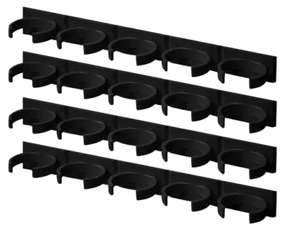 Produktbild von Gewürzregal für die Küche, Wand-Organizer, für 20 Gläser, Schwarz