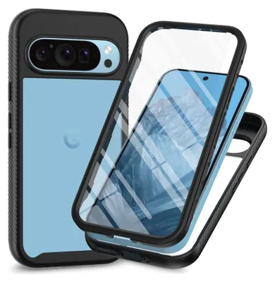 A phone case for a Google Pixel 9 Pro XL is shown, with the phone inside the case.
