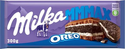 Image de Milka Mmmax OREO Crème au lait des Alpes et biscuits Oreo XXL tablette 300 g