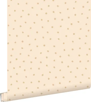 Zdjęcie produktu dla ESTAhome Tapeta kropki beżowym 53 cm x 10.05 m
