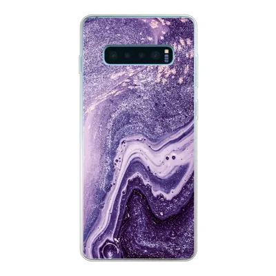 Produktbild von MuchoWow® Handyhülle Schutzhülle Hülle für Samsung Galaxy S10 Plus Naturstein - Glitzer - Luxus Silikon Softcase Handy Hülle - Schutzhülle