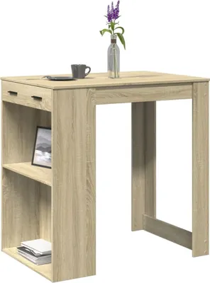 Zdjęcie produktu dla Maison Exclusive - Stolik barowy, dąb sonoma, 102x70x103,5 cm