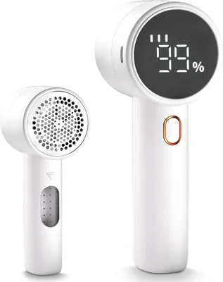 Produktbild von MODFU Fusselrasierer,Tragbarer Aufladbar Elektrisch Fusselentferner,3 Geschwindigkeiten Sind Einstellbar,LED-Anzeige,Fusselfräse für Verschiedene Stoffe,Weiß