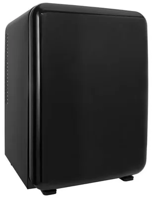Minibar 40 L, schwarz, mit Tür, leise, LED-Innenbeleuchtung