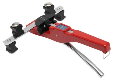 Obrázek produktu pro Ohýbačka trubek CT-999 – Manuální ohýbačka trubek – Vhodná pro měděné a hliníkové trubky – Ohýbací rozsah 6–22 mm – Pro obrábění kovů – Červená