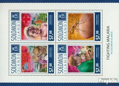 Produktbild von Briefmarken Salomoninseln 2014 Mi 2767-2770 Kleinbogen (kompl. Ausg.) postfrisch Kampf gegen Malaria