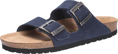 Produktbild von TRON by Finn Comfort Herren Tieffußbett Pantolette PAMPELONNE SLIM blau Größe EUR 42