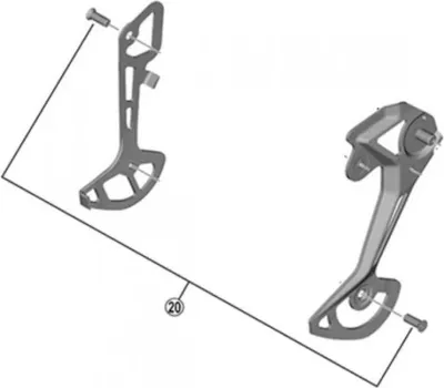 Immagine prodotto di Shimano Rd-m8100 Vite 2 unità Argento  Argento Taglia unica