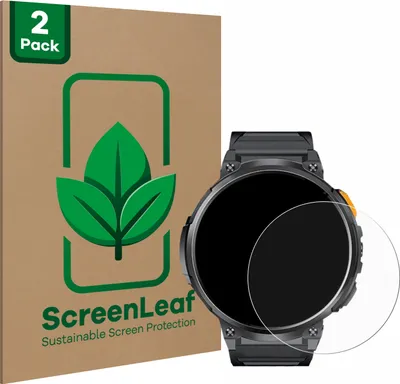 Produktbild von 2x ScreenLeaf Schutzfolie für Dremac FV6-A 1.85" nachhaltiger Displayschutz Display Schutz Folie Klar Transparent