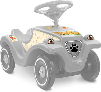 Produktbild von Design Sticker Set kompatibel mit BIG Bobby Car Classic – Selbstklebende Aufkleber für Spielauto, Kratzfest, Wasserfest, Matt R194-21
