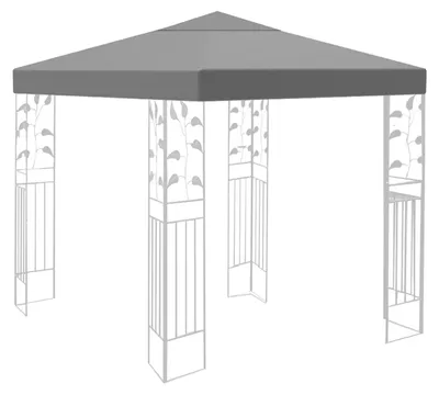 Image de Omgoods - Toit de remplacement pour gazebo de 3 x 3 mètres - Imperméable et résistant aux intempéries