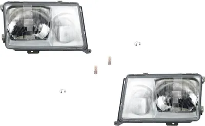 Produktbild von Scheinwerfer passend für Mercedes W124 89-93 Leuchtmittel Satz L R 1248205961 1248203559 A1248205961 1248206061 1248201259 124820 Johns