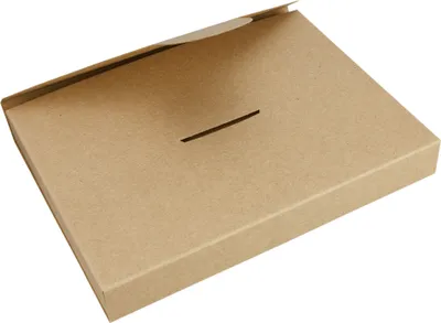 Produktbild von Faltschachtel "Mailer C6",16,2 x 11,4 x 2,0 cm, Braun, Jade Kraftkarton - 10er Pack