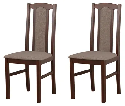 Obrázek produktu pro ESSZIMMERSTUHL - Sada 2 jídelních židlí Bos 7, ořechové dřevo, design "hygge", model 20