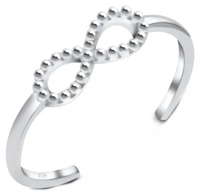 Produktbild von Zehenring Zehring Zeh Ring Unendlich Design 925 Silber