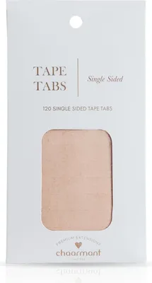 Produktbild von chaarmant Tape Tabs Single Sided 120 Stück – Einseitige Klebestreifen für Tape In Extensions