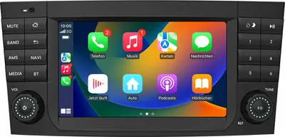 Immagine prodotto di Autoradio Android 7'' 32 GB per Mercedes W203 2004-2007 Facelift con CarPlay Android Auto Navi Bluetooth DAB + SWC