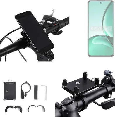 Produktbild von K-S-Trade Handyhalterung für das Fahrrad kompatibel mit Realme V60s Halter Lenkstange Fahrradhalterung Motorrad Bike Mount Befestigung Smartphone