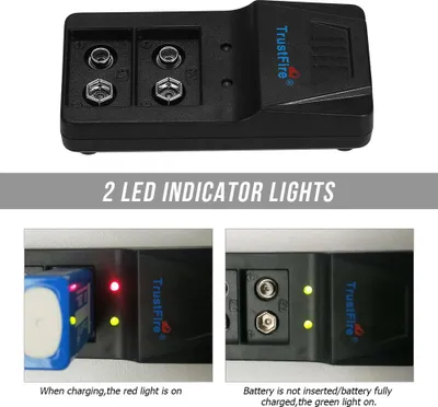 Obrázok produktu pre Univerzálna nabíjacia stanica lítiových batérií, dobíjacie rozhranie micro USB pre 9 V