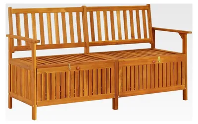 Produktbild von Gartenbank mit Stauraum aus Akazienholz, 148 cm