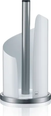 Produktbild von Kela Küchenrollenhalter Stella Metall weiß 33cmh 15cmØ, 11201
