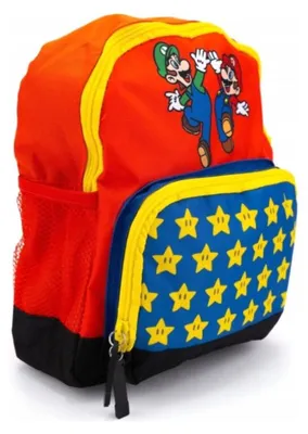 Immagine prodotto di Zaino rosso Super Mario, borsa da 28 cm