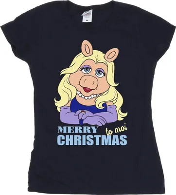 Produktbild von Disney - "Muppets Queen of Holidays" T-Shirt für Damen BI35189 (L) (Marineblau)