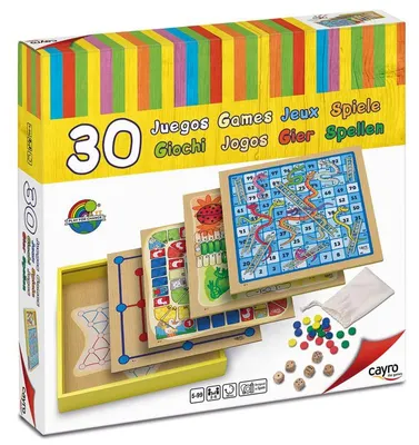 Productafbeelding van Tischspel Cayro, 30 spellen (31 x 31 x 5,5 cm), hout