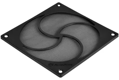 Produktbild von Staubfilter SST-FF125B (schwarz, für 120mm-Lüfter)