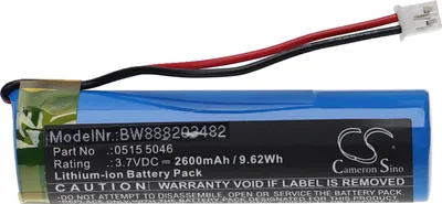 Produktbild von vhbw Akku Ersatz für Testo 0515 5046 für Messgerät (2600 mAh, 3,7 V, Li-Ion)