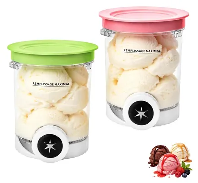 Produktbild von Set mit 2 Creami Swirl-Behältern für die Eisherstellung