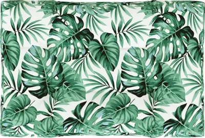 Image de vidaXL Coussin pour palette Vert 120x80x12 cm Tissu