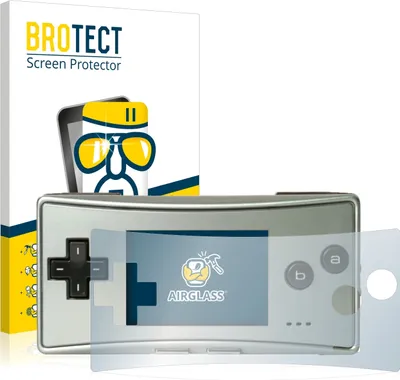 Produktbild von BROTECT Schutzglas für Nintendo Gameboy Micro Schutzfolie Panzer Folie Glas Display Schutz klar