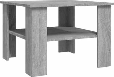 Obrázek produktu pro vidaXL Konferenční stolek Grey Sonoma 60x60x42 cm Dřevěný materiál