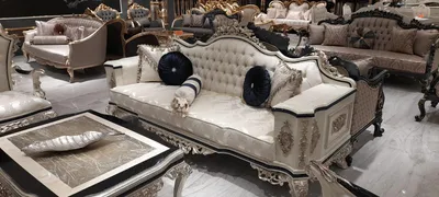 Produktbild von Chesterfield Sofa Couch 3er Couchen Polster Möbel Dreisitzer Weiß Neu