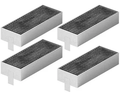 Aktivkohlefilter 4er Set für Siemens, Bosch, Neff, Gaggenau, Constructa