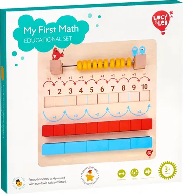 Zdjęcie produktu dla Drewniany zestaw edukacyjny – Moja pierwsza matematyka