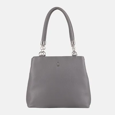 Produktbild von ENRICA - Graue Lederhandtasche