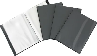 Produktbild von Sichtbuch DIN A4 30Hüllen Polypropylen schwarz