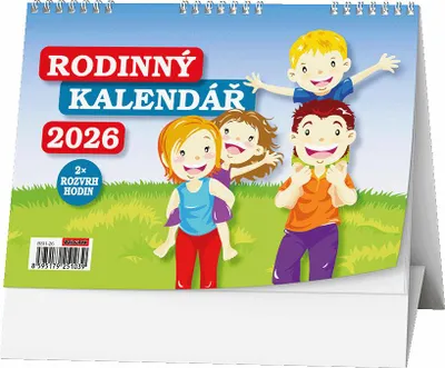 Obrázok produktu pre Rodinný kalendár 2026 - stolový kalendár