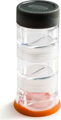 Obrázok produktu pre GSI Outdoors Spice Rocket, Korenička, Čierna, Oranžová, Priehľadná, Copolyester, 0,1479 L, Odnímateľné veko, 53,3 mm