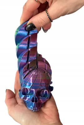 Obrázek produktu pro Lebka Fidget XL 3D pohyblivá relaxační antistresová hračka