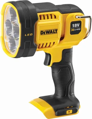 Produktbild von DeWALT Akku-Strahler LED DCL043-XJ 18V - Baustrahler, Arbeits-Lampe mit Leuchtstärke 1000 Lumen, Leuchtweite 400m
