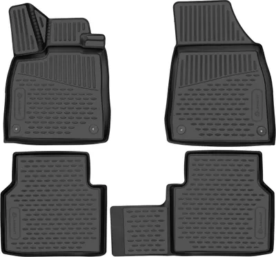 Produktbild von AD Tuning Gummi Fußmatten Set für Skoda Enyaq, Bj. 2020- (Elektro)