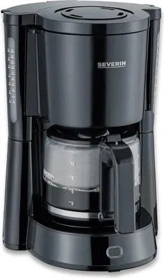 Produktbild von SEVERIN Kaffeemaschine Type KA 4815  aus Kunststoff, schwarz Filterkaffeemaschine Kaffeemaschine Filterkaffee Kaffeezubereiter Filterkaffeemaschine