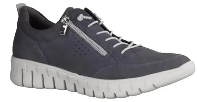 Produktbild von Waldläufer H-Birdy Damenschuhe Schnürschuhe Sportive Slipper Grau Freizeit, Schuhgröße:EUR 39 | UK 6