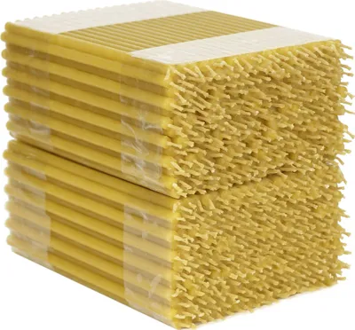 Produktbild von 2kg Qualität Bienenwachs Dünne Kerzen Für Zuhause Kirche (ca. 500 St.) 36261