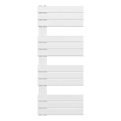 Produktbild von Handtuchheizkörper/Badheizkörper Paneel Anschluss linksseitig weiß 1200x500 593W